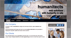 Desktop Screenshot of humanitects.com